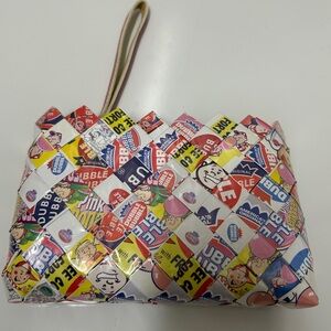 Colorful Graphic Women's Clutch  Bubble Bag Makeup Coin Purse Cartoon Wrapper